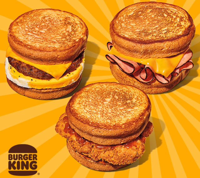 BK Toasted Breakfast Sands - © 2022 Burger King