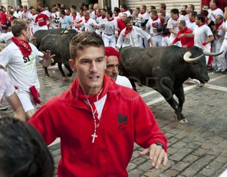 Running with the Bulls - Pamplona