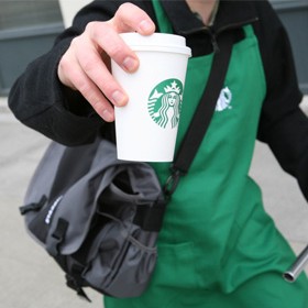 Starbucks Delivers - © 2014 Starbucks