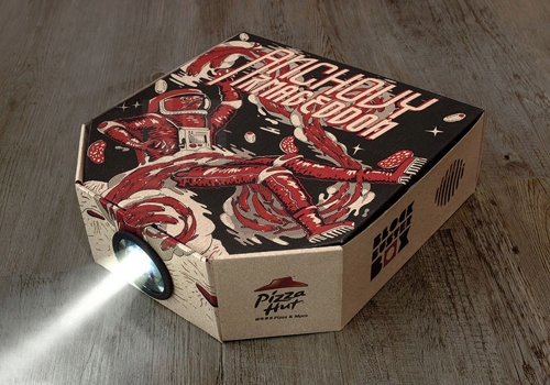 Pizza Box Projector - © 2015 Ogilvie and Mather
