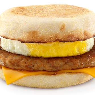 Sausage 'N Egg McMuffin- © McDonald's Restaurants