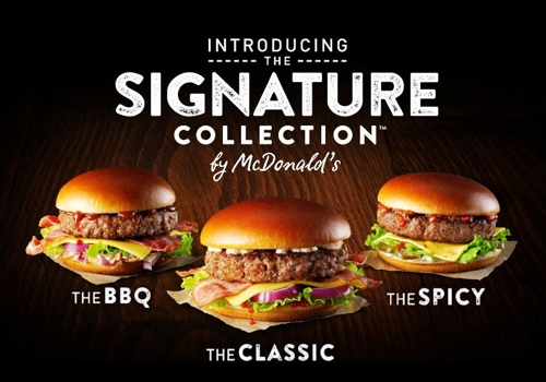 UK McD's Signature Line - © 2015 McDonald's Restaurants