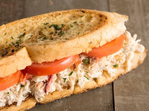 Super Bowl 50 Crab Meat Sandwich - © Centerplate Catering