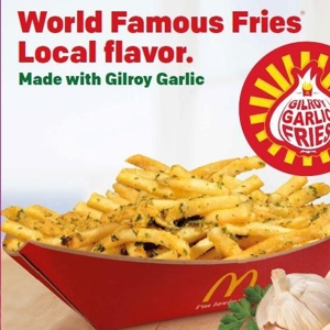Gilroy Garlic Fries - Portrait - © 2016 McDonald's
