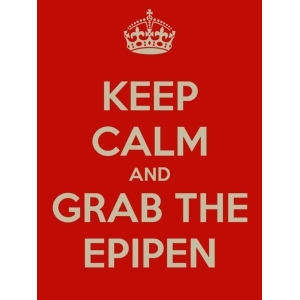 Keep Calm and Grab The EpiPen - © marathonandsprint.wordpress.com