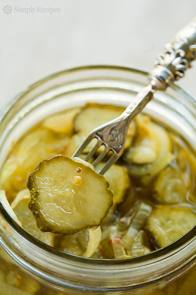Bread and Butter Pickles - © simplyrecipes.com