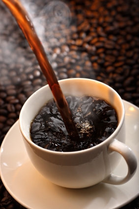 Steaming Hot Coffee - © essentialoils for healing.com
