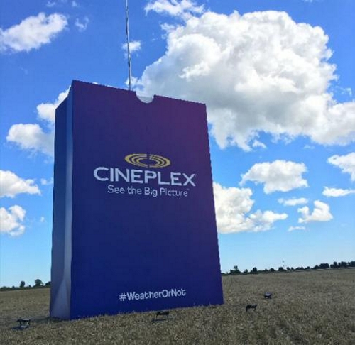 Cineplex Popcorn Stunt - © 2016 Tori Floyd