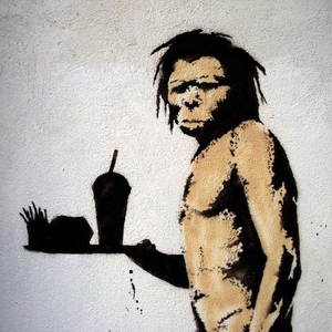 Diet Clash - © Photo by Lord Jim, art by Banksy