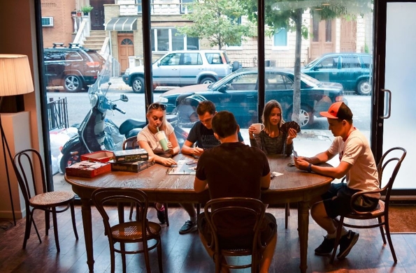 Patrons Biding Their Time At Glasshour - © Glasshour Anti-Coffee Shop