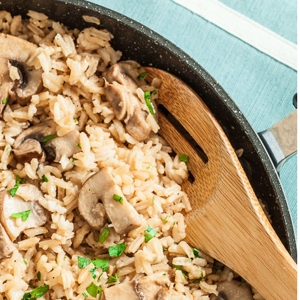 Rice Pilaf with Mushrooms - © Detail - © chewoutloud.com