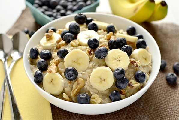 Oatmeal with Fruit and Nuts - © brit.co