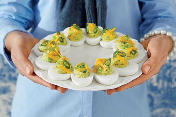Fancy Deviled Eggs - © southernliving.timeinc.net