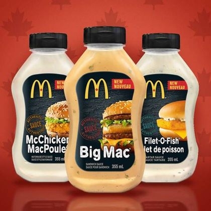 McD's Bottled Sauces - © McDonald's Canada