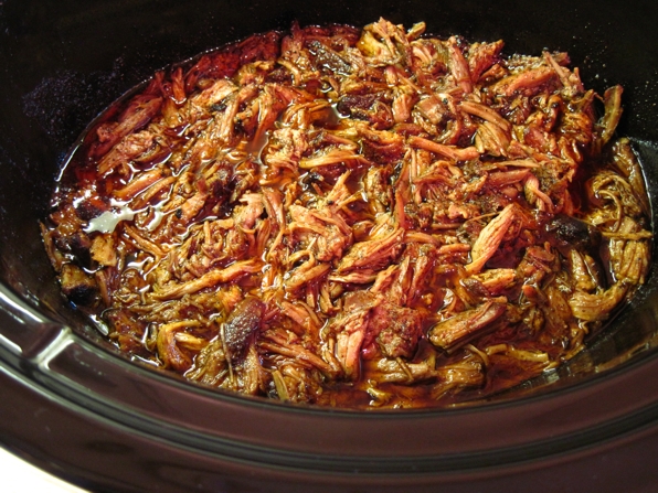 Slow Cooker Pulled Pork - © inthekitchenwithkath.com