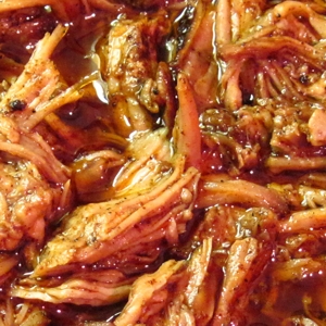 Slow Cooker Pulled Pork - Detail - © inthekitchenwithkath.com