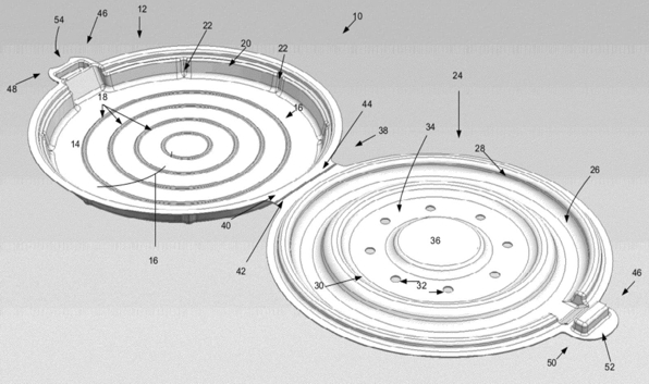 Apple Pizza Box Patent Diagram - © 2012 Apple