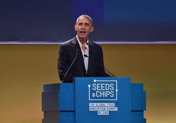 Barry Obama at Seeds and Chips - © Seeds and Chips 2017
