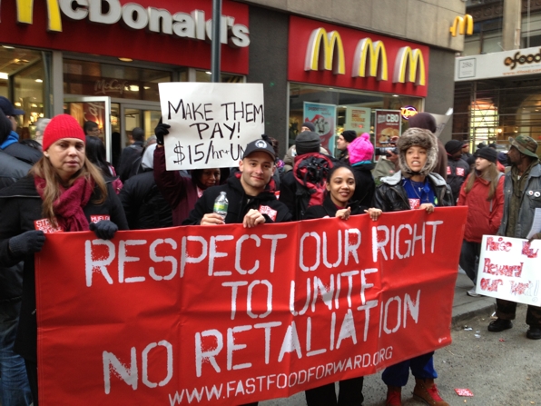 Fast Food Wage Protest - © 2013 Sonia Faruqi