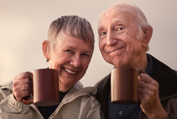 Old Folks Drinking Coffee - © starkssn.com