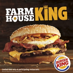 Farmhouse King Ad - © 2017 Burger King