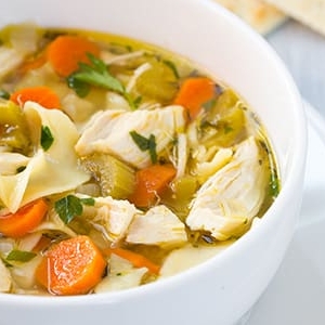 Chicken Noodle Soup - Detail - © cookingclassy.com