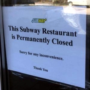 Subway Store Closed Permanently - © Mike R. via Yelp