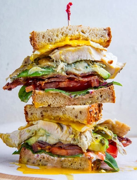 Turkey Dagwood Sandwich - Large - © comfortcooking.com