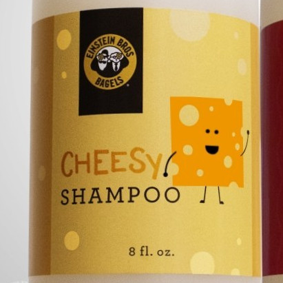 Cheezy and Bacon Hair Products - Einstein Bros Bagels