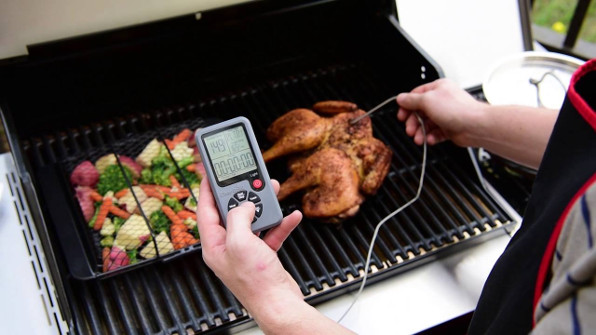 Meat Thermometer on Grill - © Char-Broil Grills via YouTube