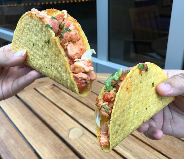 Taco Bell Crawfish Taco - © 2018 FoodBeast