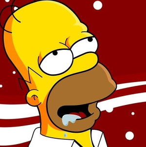 Homer Drool - © The Simpsons