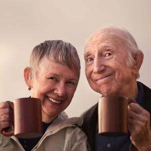 Old Folks Drinking Coffee - Detail - © starkssn com