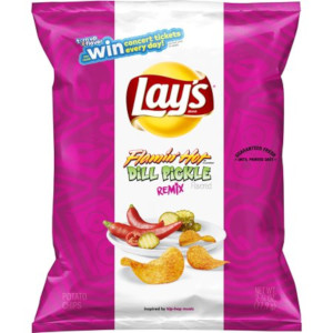 Flamin' Hot Dill Pickle Remix Chips - © 2019 Lays