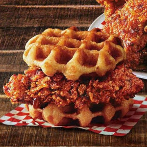 KFC Nashville Hot Chicken & Waffles - © KFC