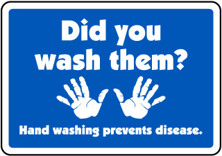 Hand Wash Safety Sign - © SafetySIgn com