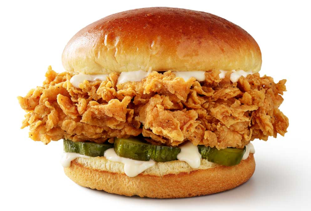 KFC Premium Chicken Sandwich - © 2020 KFC