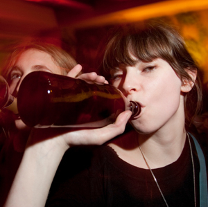 College Girl Drinking - © sheknows.com