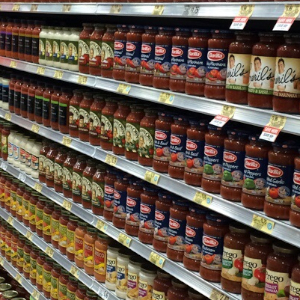 SUpermarket Shelf - sm - © oddlysatisfying - via Reddit