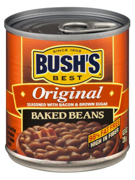 Pull-tab Can of Bushs Baked Beans - © Bush's Baked Beans Can
