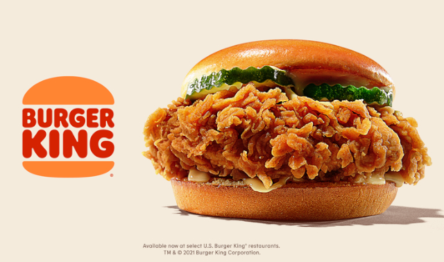 BK NEW Chicken Sandwich - © 2021 Burger King