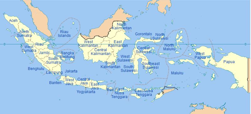 Indonesia Map - © Wikipedia