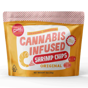 Cannabis Infused Shrimp Chips - © 2021 Potli