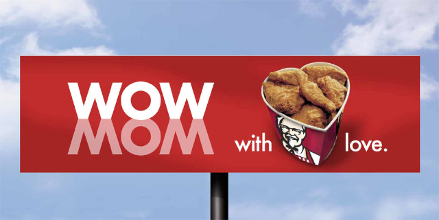 WOW-MOM Billboard - © KFC