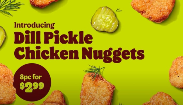 BK Dill Pickle Nuggets - © 2021 Burger King Canada