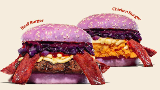 BK Indonesia Purple Burgers - © 2021 Burger King Indonesia