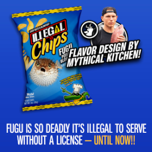 Illegal Fugu Chips - © 2021 MSCHF Product Studio