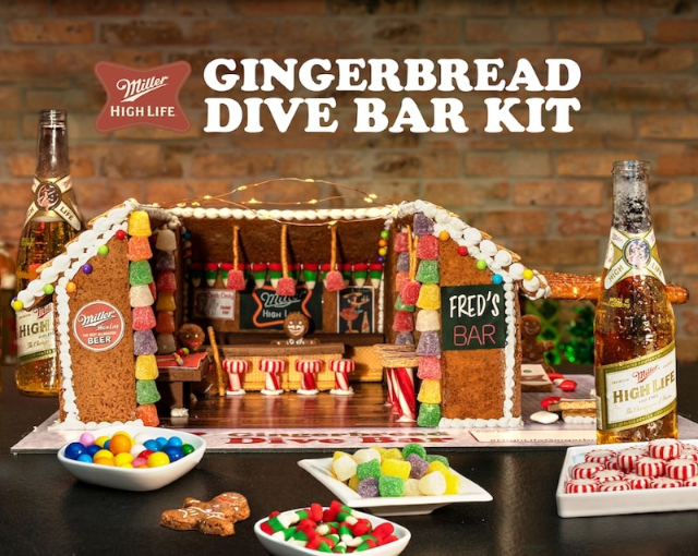 Gingerbread Dive Bar - © 2021 Miller High Life