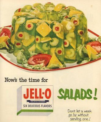 Vintage Jello Salad Ad - © Jello