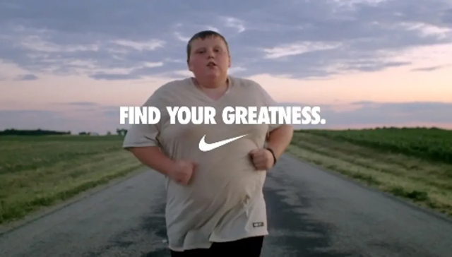 Nike Fat Kid Running Ad - © 2022 Nike